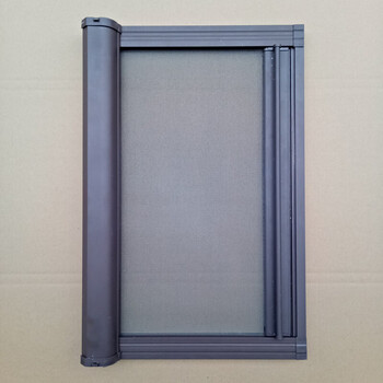 冠堂居 定制隐形纱窗纱门回卷推拉式铝合金沙门伸缩卷轴纱窗网自装门