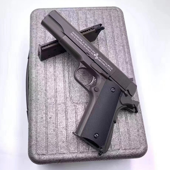 05战鹰原厂精品m1911金属模型枪no可发射 成人玩具zy1空挂回膛激光枪