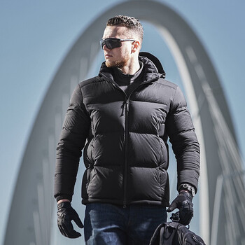 龙牙新品二代苍穹中型羽绒服800蓬鹅绒保暖御寒防风抗静电冬季极夜黑l