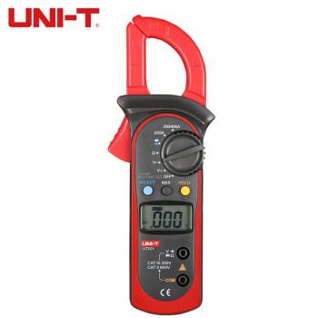 优利德（UNI-T）UT201 数字钳形表高精度数显钳型万用表电工电流表400A