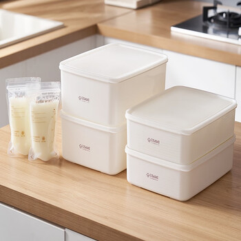 家の物语(katei story)日本母乳冷藏盒食品级冰箱储奶密封盒冷冻保鲜