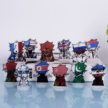 妥大师countryhumans国拟周边摇摇乐 ch俄瓷美英法五常同人亚克力小立