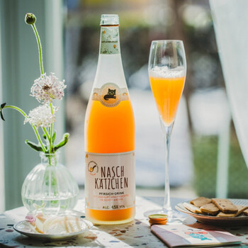 德国进口奈斯猫优格冰淇淋酸奶酒草莓樱桃子果酒气泡女士微醺甜酒蜜桃