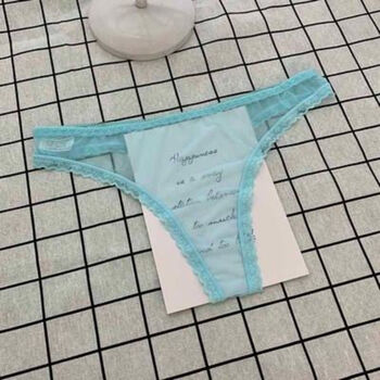 全透明丁字裤女性感诱惑火辣挑逗性惑低腰薄网纱透视性感情趣内衣丁字