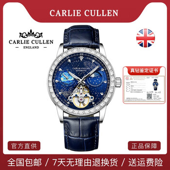 系列全自动机械表真钻夜光防水镂空男士手表 8016星空系列机械腕表