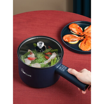 电煮锅家用多功能煎炒蒸煮一体学生宿舍煮面锅迷你小型火锅 1