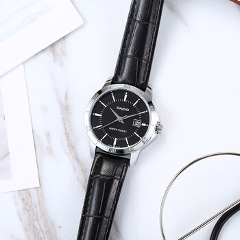 casio卡西欧 海外代购casio手表女白盘皮带小海豚简约石英表ltp-1094