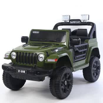 儿童电动车四轮越野车宝宝玩具车可坐人汽车婴儿可坐小孩带遥控童车