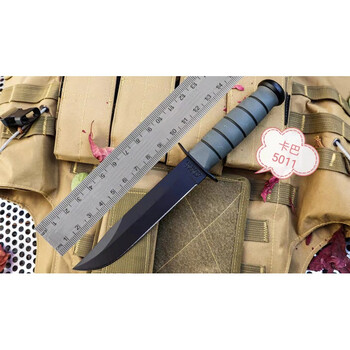 卡巴1217 ka-bar卡巴2225/2221/1217户外装备高硬度便携野营小 军绿色