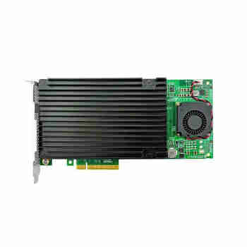 芯梦达 PCIe3.0 X8转4口M.2 NVME固态硬盘扩展卡RAID转接卡PLX8747主控卡 单面4口附带大散热片(仅支持全高) PCIe 3.0X8转4口M.2NVME转接卡
