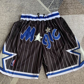 toph魔术队justdon刺绣短裤白色刺绣jd运动口袋男五分短裤篮球裤服