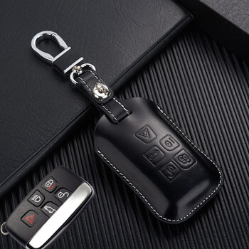 适用于捷豹xel钥匙套xfl男ftype真皮epace女xjxj牛皮扣xe全包黑色