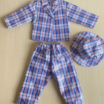 衣服男童儿童古装环保演出服西服时装秀创意纯手工自制幼儿园亲子可