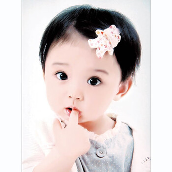可爱男女宝宝画像海报新婚房间卧室墙贴婴儿娃娃小男孩图片贴画孕妇