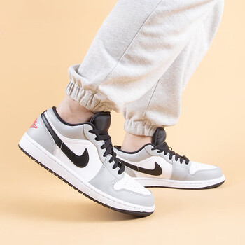 nerz【官网】air 乔1 low aj1 烟灰 黑白灰低帮男鞋莆田纯原童鞋