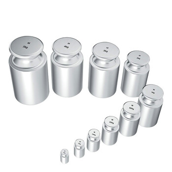 睿爸砝码标准1kg电子秤校准法码500g校称克码套装码砣增200克100g 深