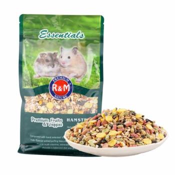 R&M 宠物全营养仓鼠粮食 小仓鼠零食/仓鼠食物/金丝熊粮 果蔬营养粮 2LB