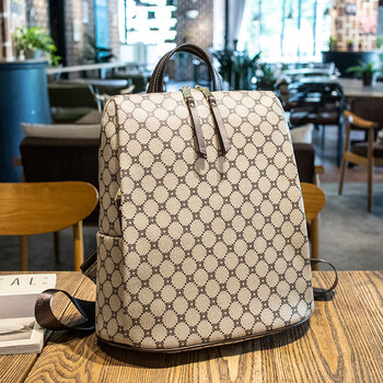 法玛莎女士休闲双肩包女2023新款时尚大容量旅行大背包