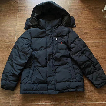 polo ralph lauren 拉夫劳伦 羽绒服男加厚修身连 黑色 s