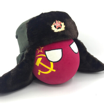 球卫战争版配升级版政委帽波兰球家球漫画抱 标准版 雷锋帽(大帽徽)
