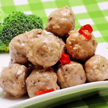 水娃娃关东煮食材懒人速食火锅丸子含汤料香菇贡丸10支