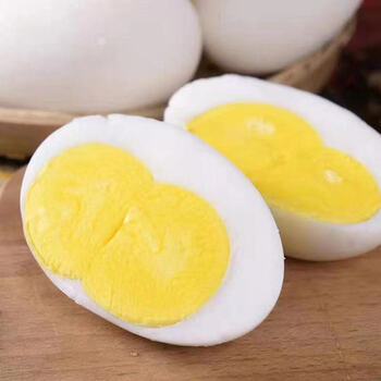 【正宗鹅蛋】新鲜双黄鹅蛋大的鹅蛋孕妇去胎毒双黄土鹅蛋 双黄鹅蛋100