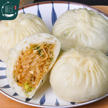纯手工萝卜丝包子营养早餐包子鲜肉包速食大包子冷冻早点半成品 美味