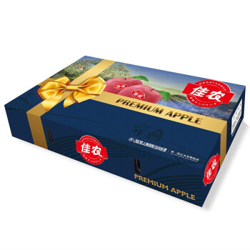 佳农 烟台特级红富士苹果 礼盒 15个装  苹果礼盒 单果重约230g 生鲜水果