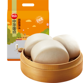 思念奶香饅頭960g 約48只 兒童早餐半成品食品早點(diǎn)寶寶饅頭