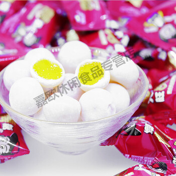 大旺喜乳球糖脆皮鲜乳球夹心软糖水果糖奶糖结婚喜糖 大旺喜夹心乳球