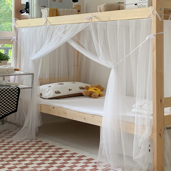 松度带支架老式蚊帐传统蚊帐纯棉学生宿舍2023新款上下铺加密寝室单人