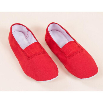 熏婕 舞蹈鞋男生舞蹈鞋艺术体操鞋中国舞舞蹈鞋带帆布软底男子舞蹈鞋