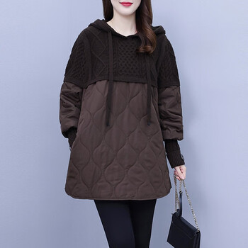 萌菲思肥胖女装大码卫衣女宽松型200斤胖mm秋冬季连帽毛衣加肥加大