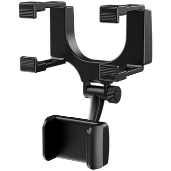 迈多罗车载后视镜手机支架汽车倒后镜通用导航支架行车记录仪固定夹子