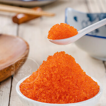 xywlkj蟹籽馄饨专用云吞大粒红蟹籽飞鱼籽鱼籽红蟹子寿司专用水饺鱼子