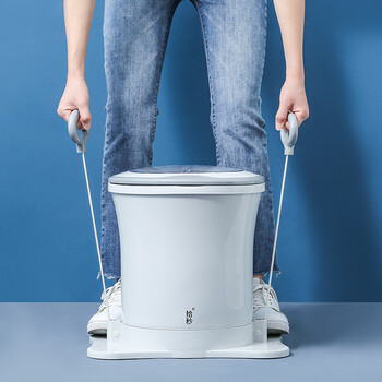 手动免电脱水机学生宿舍不用电甩干桶手拉式小型衣服同款甩干机 大号