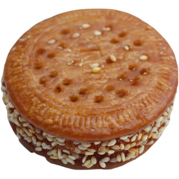 湖南南瓜饼 传统糕点小吃油炸油煎芝麻饼早餐点心饼干休闲食品 试吃装