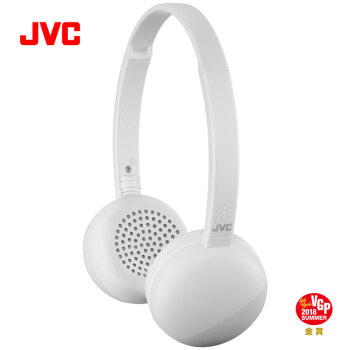 杰伟世（JVC） HA-S28BT 头戴式蓝牙耳机 时尚出街运动跑步耳机 男女通用音乐耳机 灰白
