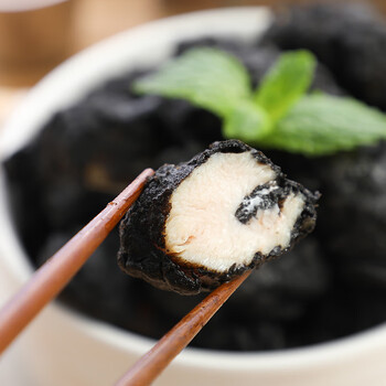 上海可发黑金鸡块墨鱼汁鸡块墨鱼汁黑鸡块酷黑盐酥鸡1公斤装