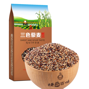 悦谷百味 三色藜麦2斤（黑藜麦 红藜麦藜麦 五谷杂粮粗粮粥米大米伴侣）