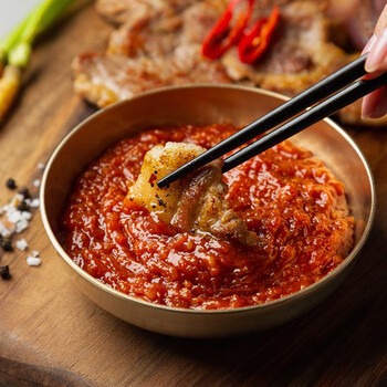 韩国辣酱清净园原装进口淳昌辣椒酱大酱汤专用酱韩式拌饭包饭酱500g