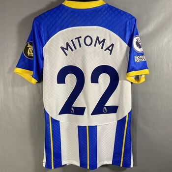 乾灿极泰2223布莱顿主场球员版足球服22号三笘薰球员版球衣定制球员版