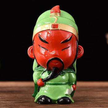 q版三国q版公仔人物摆件工艺品关羽