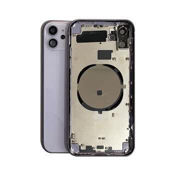 [品牌原装]适用于iphone11后盖中框加后玻璃/苹果11后壳总成送拆 紫色