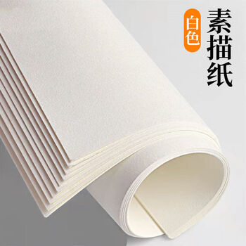 素描纸加厚铅画纸8k绘画纸4开水粉纸水彩纸画画练习美术纸 4k素描纸