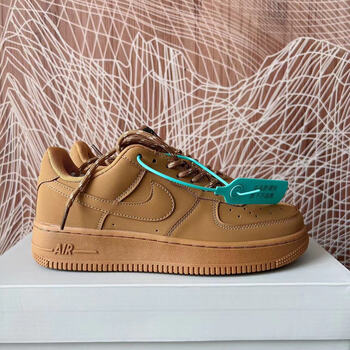 纯原4af1纯原107空军一号小麦时尚学生百搭休闲男女休闲鞋 aj小麦色