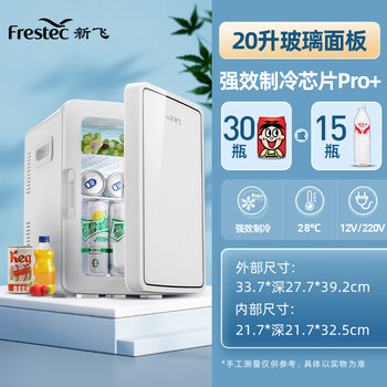 新飞迷你小冰箱mini冷藏车载家用一人小型学生宿舍母乳美妆办公室