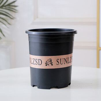 梦创仙作二代矮胖加仑花盆塑料绿萝月季多肉大口径塑料花盆加厚加仑盆