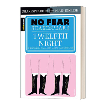 英文版 英文原版 Twelfth Night No Fear Shakespeare 无惧莎士比亚 第十二夜 别怕莎士比亚 进口英语原版书籍
