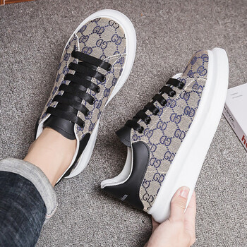 酷奇男鞋夏季新款小白潮鞋潮流男鞋百搭休闲透气运动韩版板鞋皮鞋855